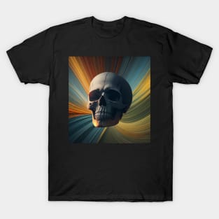 Colorful Swirl Skull T-Shirt